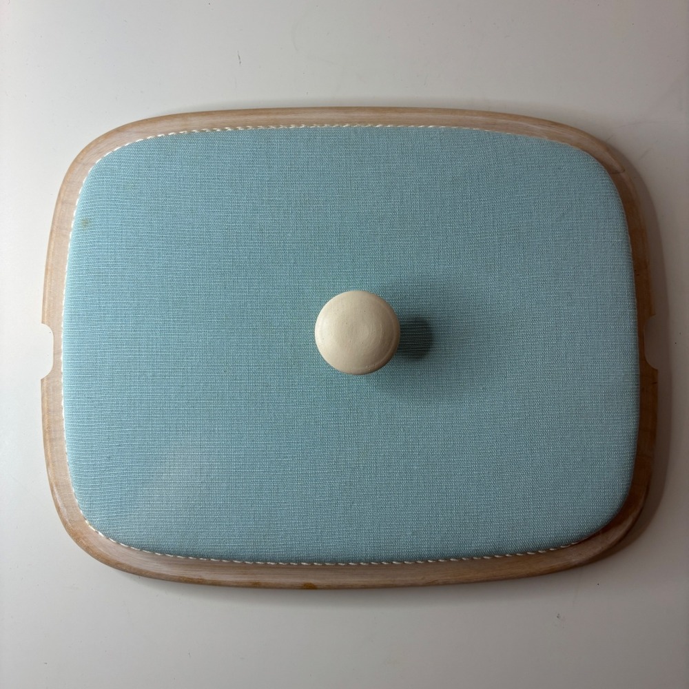 E-Z Tuck Lids Basket Lid Longaberger Small Easter Blue Wood 628E-WNM0-011